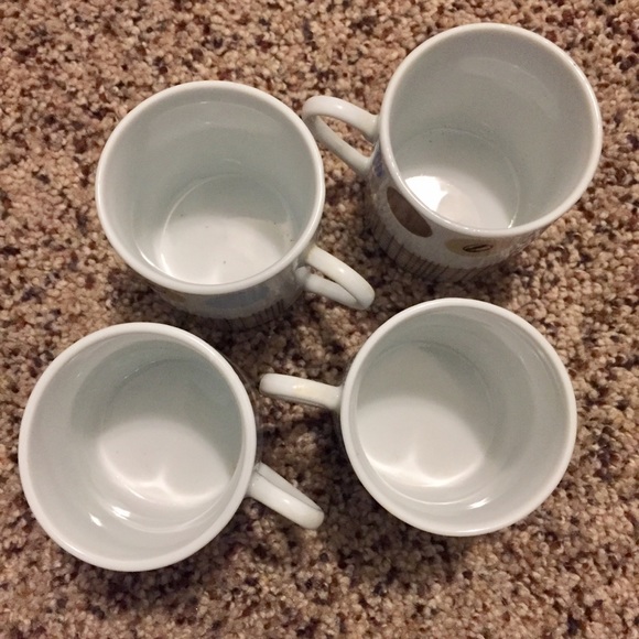 Espresso Ceramic Plate Cup Set Kawaii Mini Colorful Coffee Bean Polka Dot - Picture 4 of 6